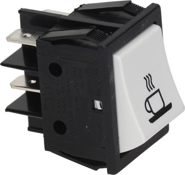 Mikroschalter 16A 250V Weiss 2 Polig