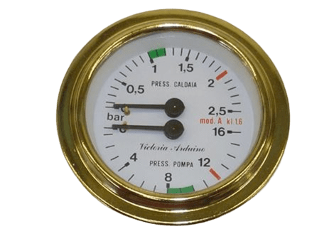 Druckmesser Kessel/Pumpe