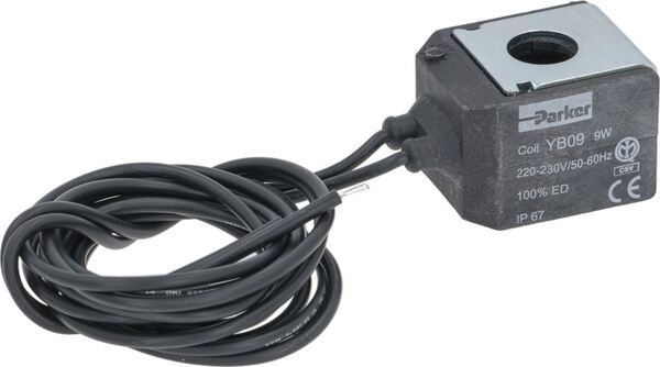 Magnetspule PARKER YB09 220/230V 9W Mit Kabel | Conti Ersatzteile