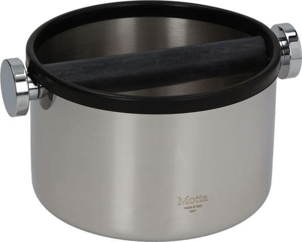 Kaffeesatzbehälter aus Edelstahl