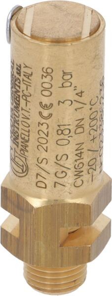 Ventil für Kessel 1/4" CE/PED 3 Bar