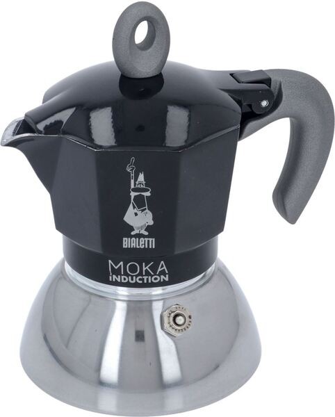 Moka Induction 2 Tassen Bialetti Schwarz