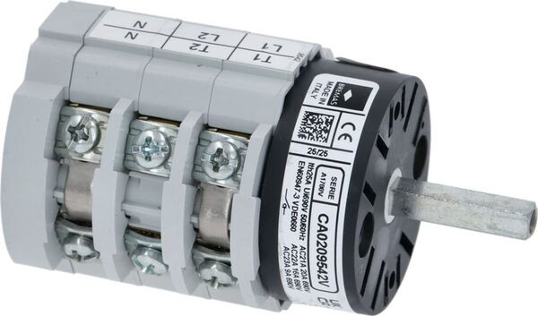 Umschalter 0-2 Stellungen 20A 600V | Spaziale Ersatzteile