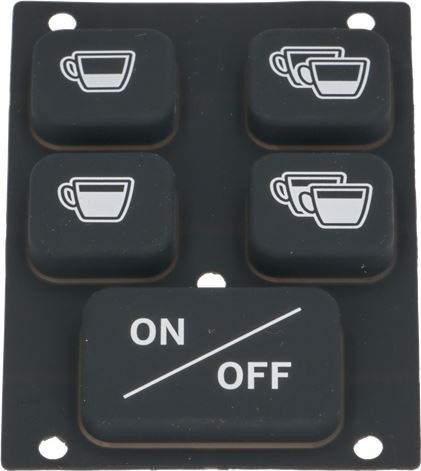 Tastaturfolie 5 Tasten | Spaziale Ersatzteile