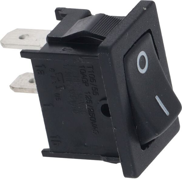 Schalter Zweipolig Schwarz | Wega Ersatzteile