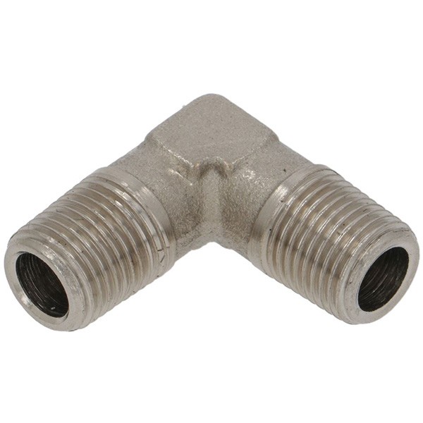 L - Anschluss 1/8"M-1/8"M Vernickelt