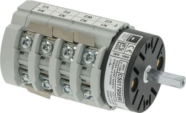 Hauptschalter 0-2 Stellungen 20A 600V | Casadio Ersatzteile