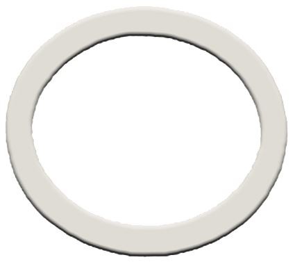 Flachdichtung 53x43x3 mm aus PTFE