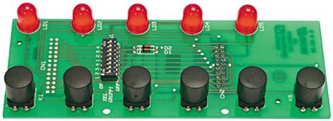 Elektrotastaturplatine 6 Druckknöpf 148x58 mm | Simonelli Ersatzteile