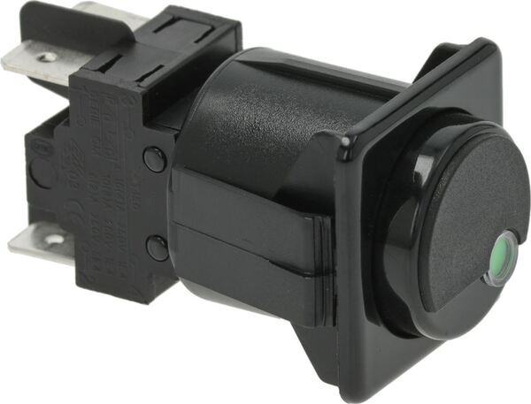 Druckschalter 2-Polig Schwarz 16A 250V | Royal Ersatzteile