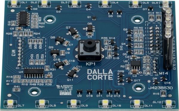 Elektronische Lichtleiter-Platine