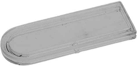 Abdeckung für Standanzeiger Farblos TUV 87x32 mm | Astoria Ersatzteile