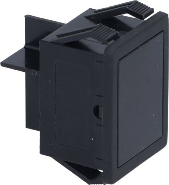 Schwarzer Verschluss 22x30 mm