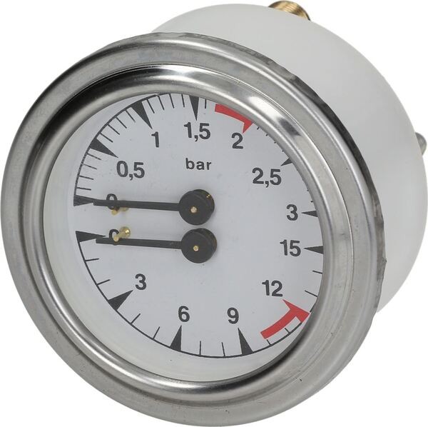 Manometer Doppelskala für Erhitzer-Pumpe Ø 63 mm | La San Marco Ersatzteile