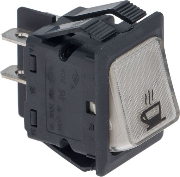 Heisswasserschalter Weiss 2 - Polig 16A 250V