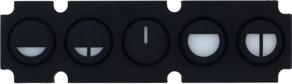 Silicone Membrane Co-05 5 Buttons | Cime Ersatzteile