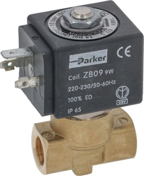 Magnetventil PARKER 2-WEG 230V 50/60Hz max 17/10 bar | Faema Ersatzteile