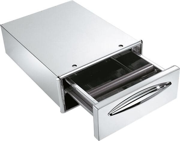 Kaffeesatzbehälter aus Edelstahl 350x140 mm