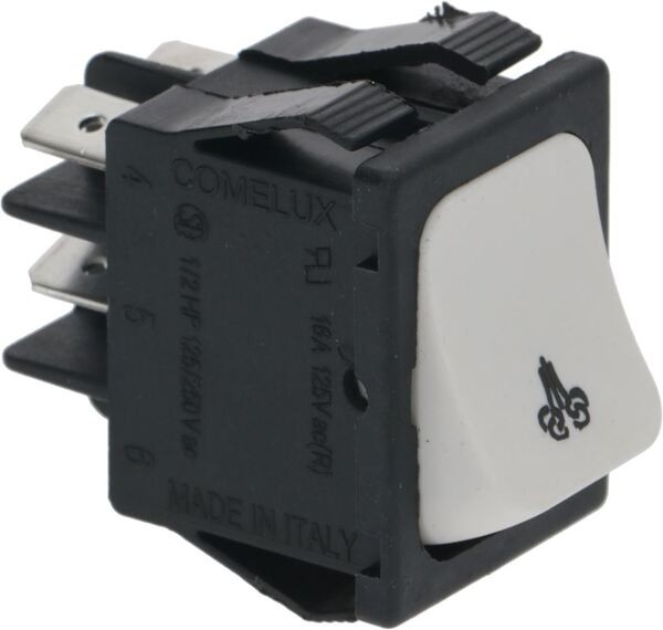 Dampfschalter Weiss 2 - Polig 16A 250V