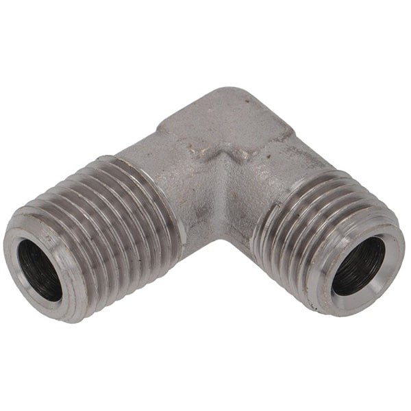 L - Anschluss 1/4"M-1/4"M VERNICKELT