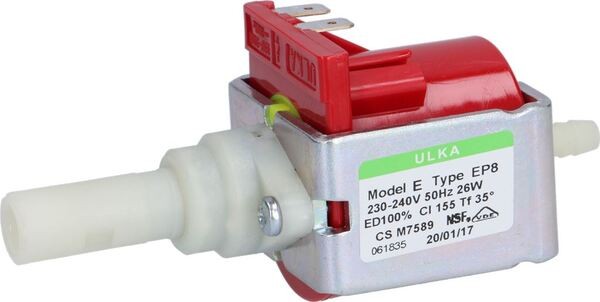 Vibrationspumpe EP8 26W 230/240V 50Hz Max. Druck 2,5 Bar | Brasilia Ersatzteile