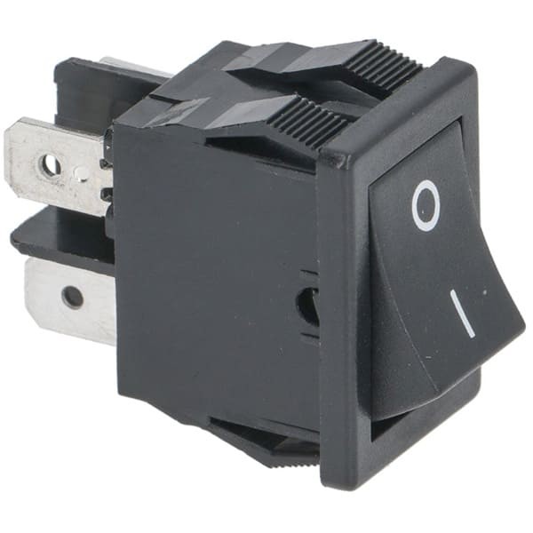Schalter 2-Polig Schwarz 16A 250V