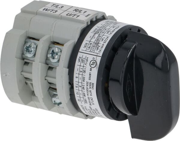 Umschalter 0-1 Stellungen 20A 400V | Astoria Ersatzteile
