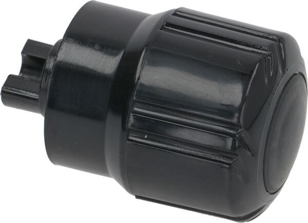 Drehknopf Hahn Wasser/Dampf Schwarz | Conti Ersatzteile